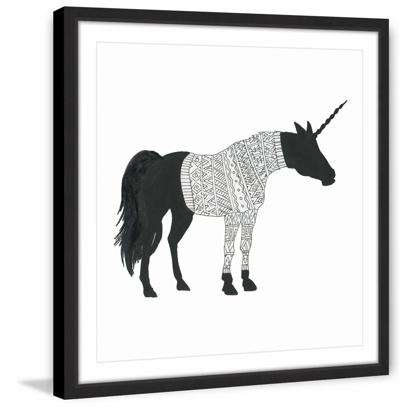 «Save the Unicorns», reproduction encadrée, H 18 po x l 18 po