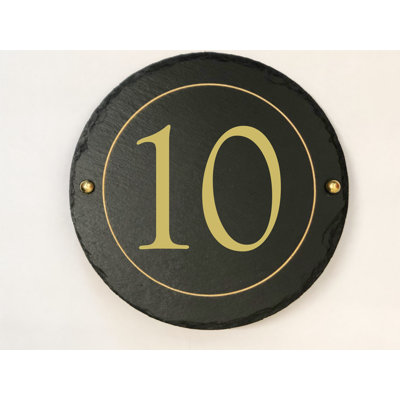 Easingwold 24cm H Stone House Number