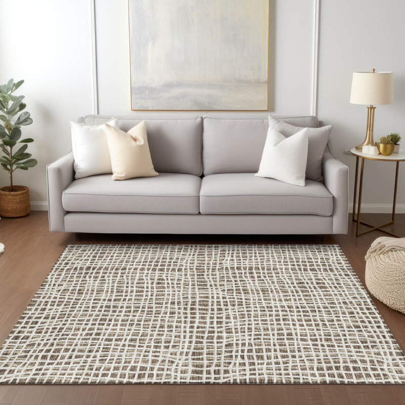  Tapis d'entrée / extérieur antidérapant Finck, Rectangle 10 pi x 14 pi