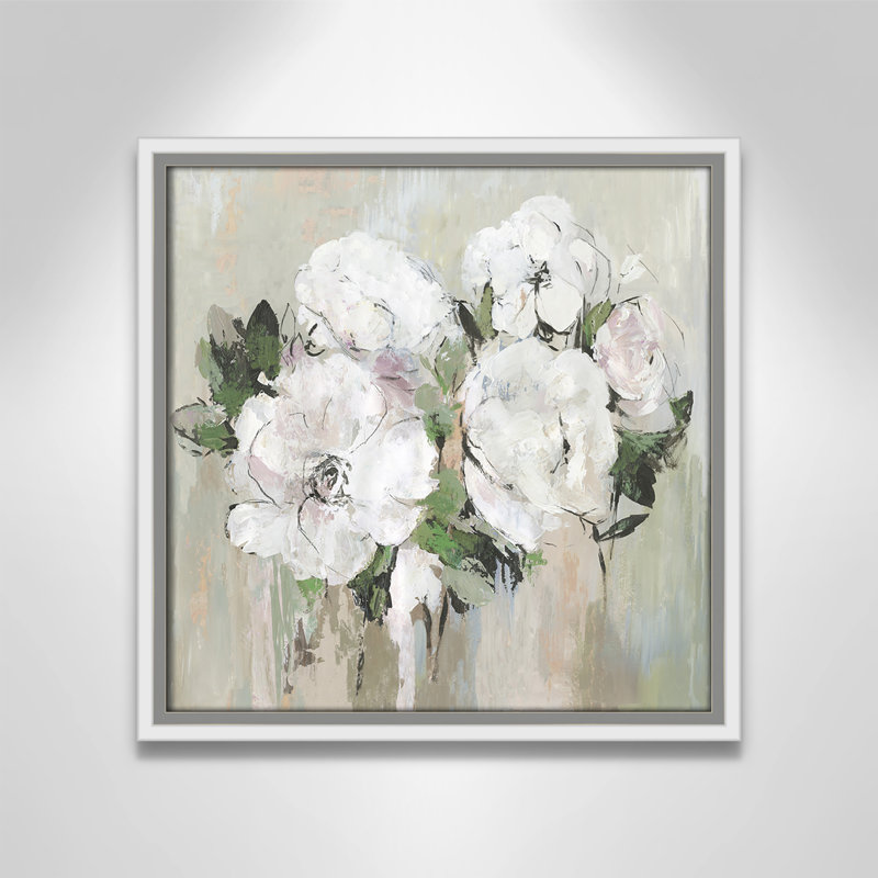 Éternité en une heure - reproduction d'art, Toile blanche encadrée, H 13,5 po x l 13,5 po x P 2 po
