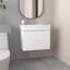 Meuble-lavabo avec lavabo, 2 portes, 2 tablettes-1637427018