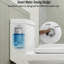 Elongated Dual Flushing One-Piece Toilet High Efficiency Flush Glossy White - 24.8x13 x 27.56