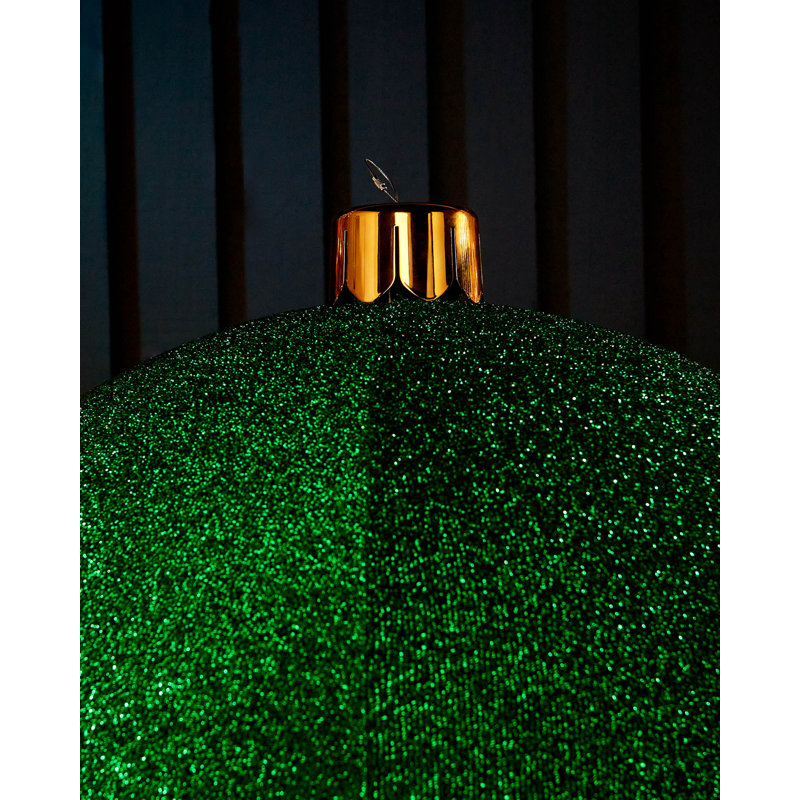 PVC Ball Ornament, 76.2cm H x 76.2cm W x 76.2cm D, Green