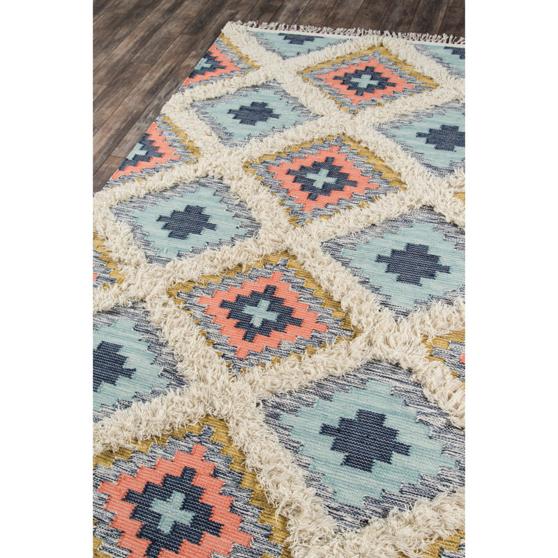 Wool Southwestern Indoor Rug, Rectangle 2' x 3'