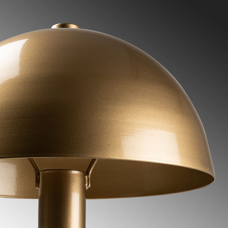 Gold Metal Wall Lamp, 7.9 x 13.8 x 10.6 inches | IP20 Rated, E14 Socket (Max 40W) | Elegant Design for Living Room, Bedroom & Hallway | Durable Metal Body & Cap | Stylish Lighting Solution for Home Decor