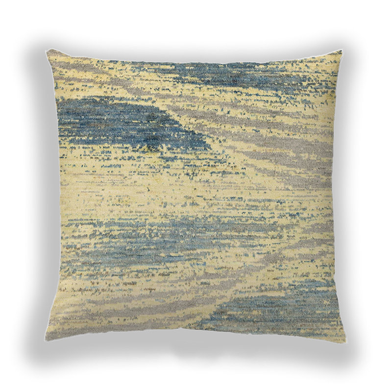 Coussin décoratif abstrait 2547, Microsuède