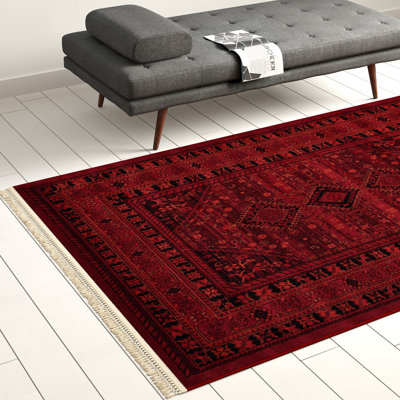 Tapis oriental rouge Amro