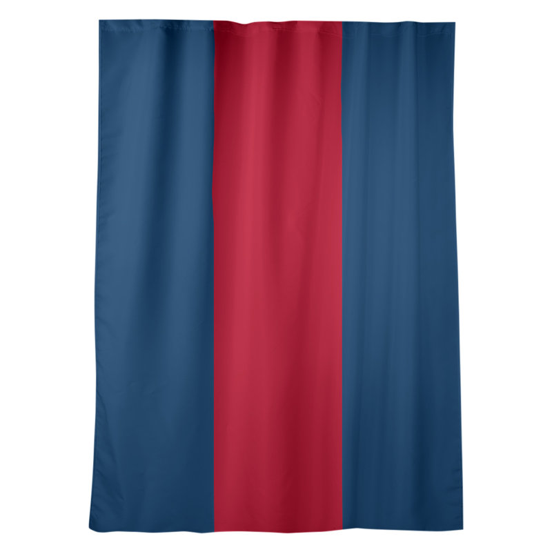 Mississippi Rebellion Room Darkening Curtains, Navy/ Red
