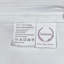 Literie Orylavena en microfibre à rayures satinées blanches avec 2 taies d'oreiller, grand lit, 3 pièces (garnitures non comprises)-131266213-131266214
