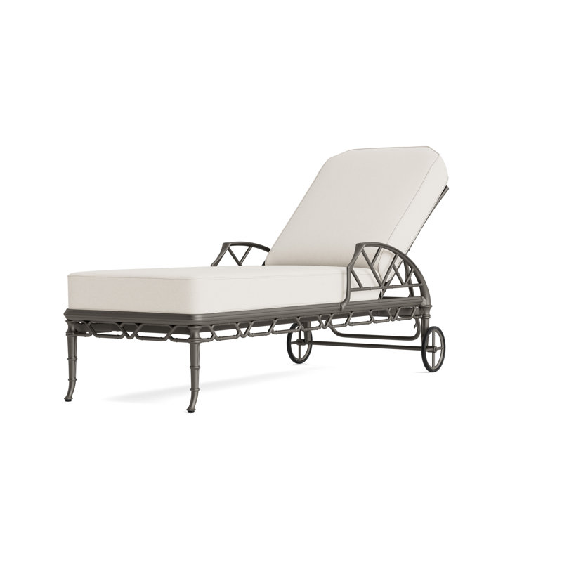 Calcutta Outdoor Chaise Lounge, Fusion Natural, Mica