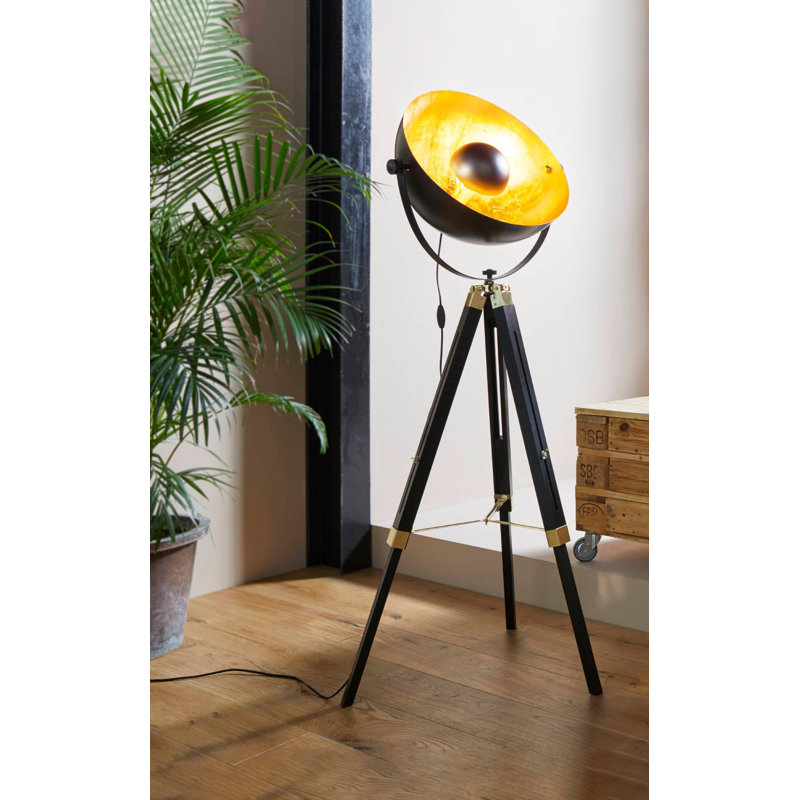 Bush 164cm Matte Tripod Floor Lamp, Black