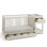 Lit de bébé convertible 5 en 1 avec tiroir Teddi