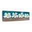 Fleur de frangipanier blanc sur toile-218130542