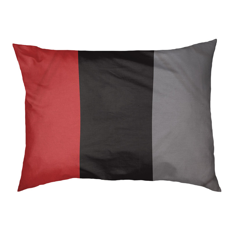Coussin pour chien hockey Las Vegas, Petit (l 28 po x P 18 po x H 9,5 po), Rouge / noir / gris mat