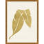 Gold Botanical 3 Print by Lillian August