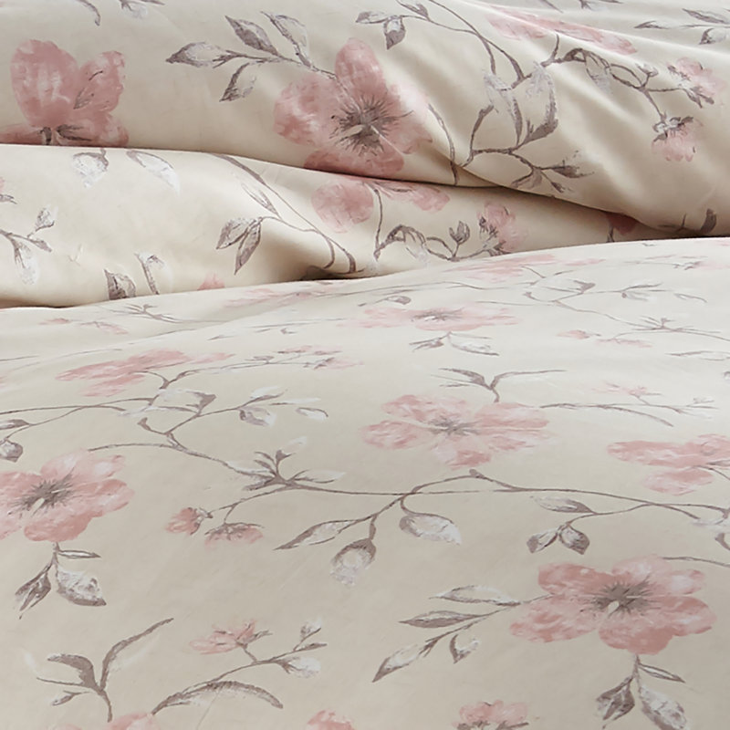 Mystic Standard 300 Thread-Count 100% Cotton Duvet Cover Set by Southshore Fine Linens, Soft Sand