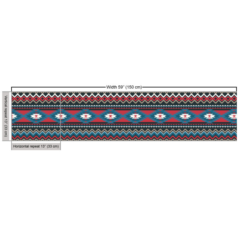 Tynes Folkloric Striped Design Antique Maya Fabric