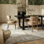Tapis intérieur / extérieur abstrait beige / brun 8 pi x 11 pi (7 pi 10 po x 10 pi 10 po) Branch Eira-37545520
