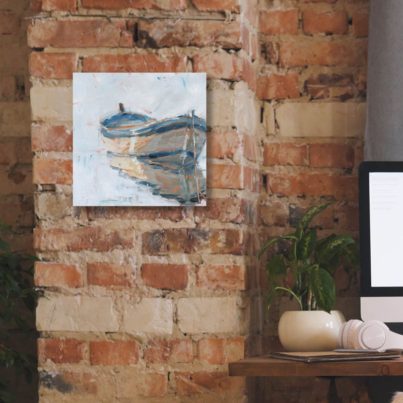 «Still Water Reflections 1» par Ethan Harper, art mural sur toile, H 12 po x l 12 po