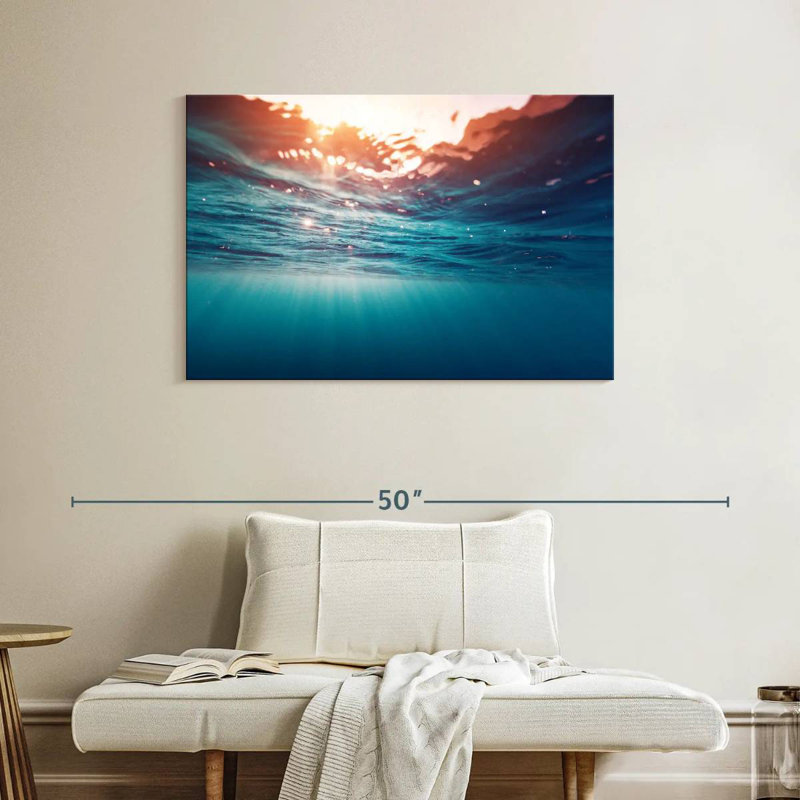 Gillard Ocean Wave Sunrays, 26" H x 39" W