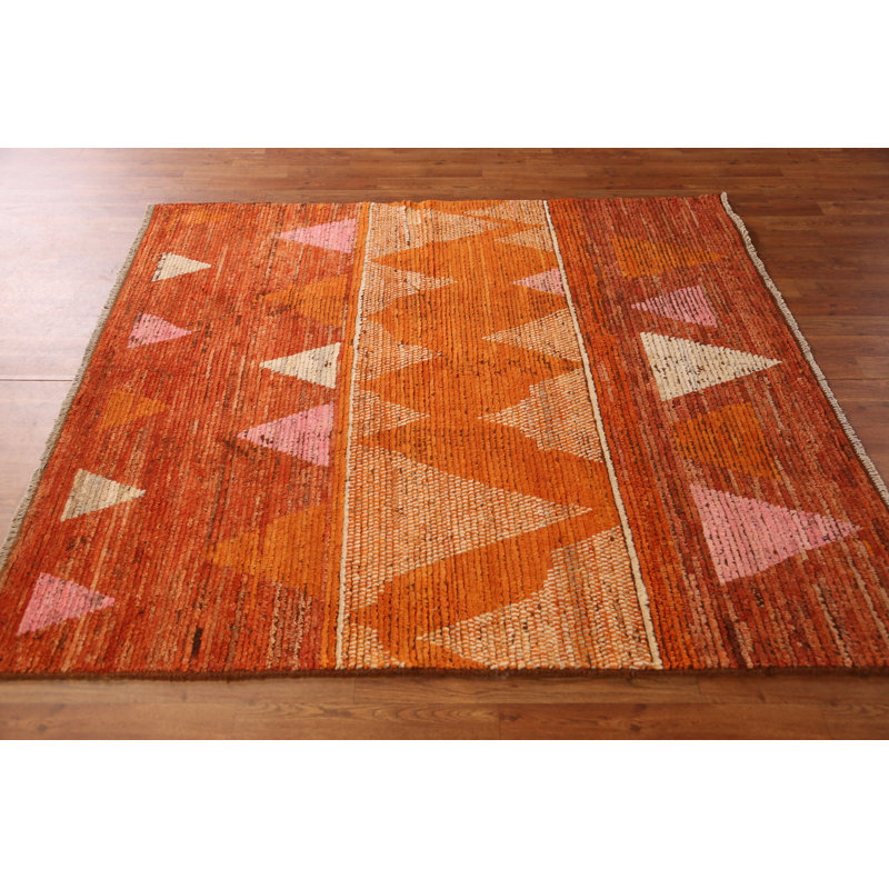 Tapis oriental géométrique marocain 5 x 6