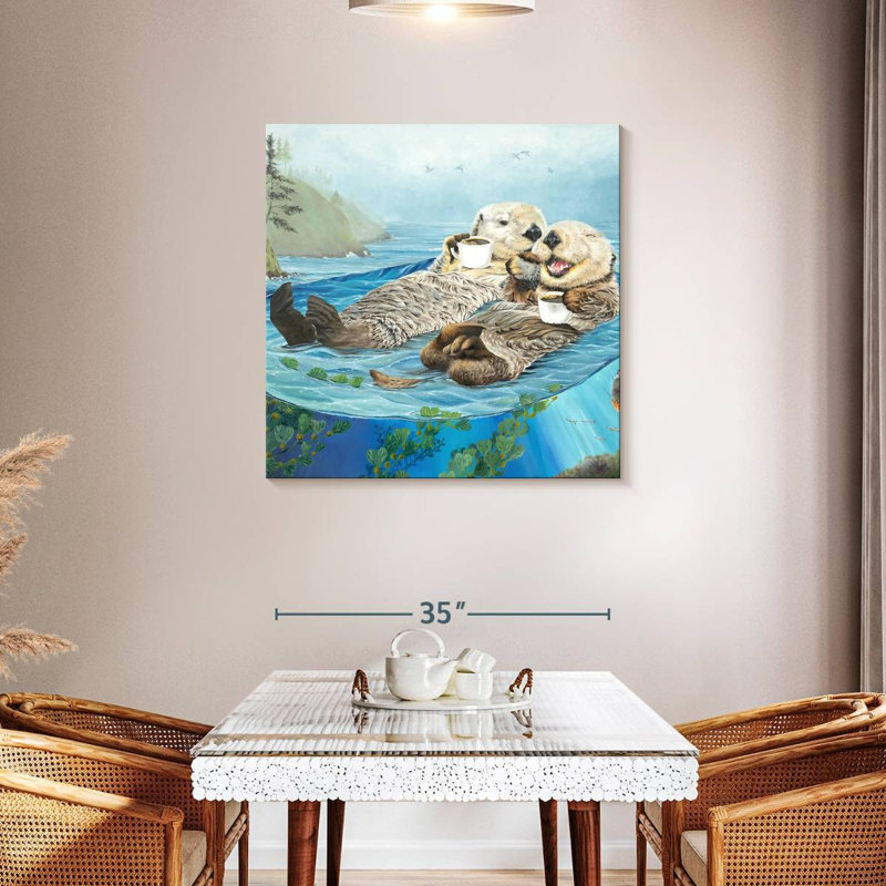 Brampt We Have Each Otter, 36" H x 36" W