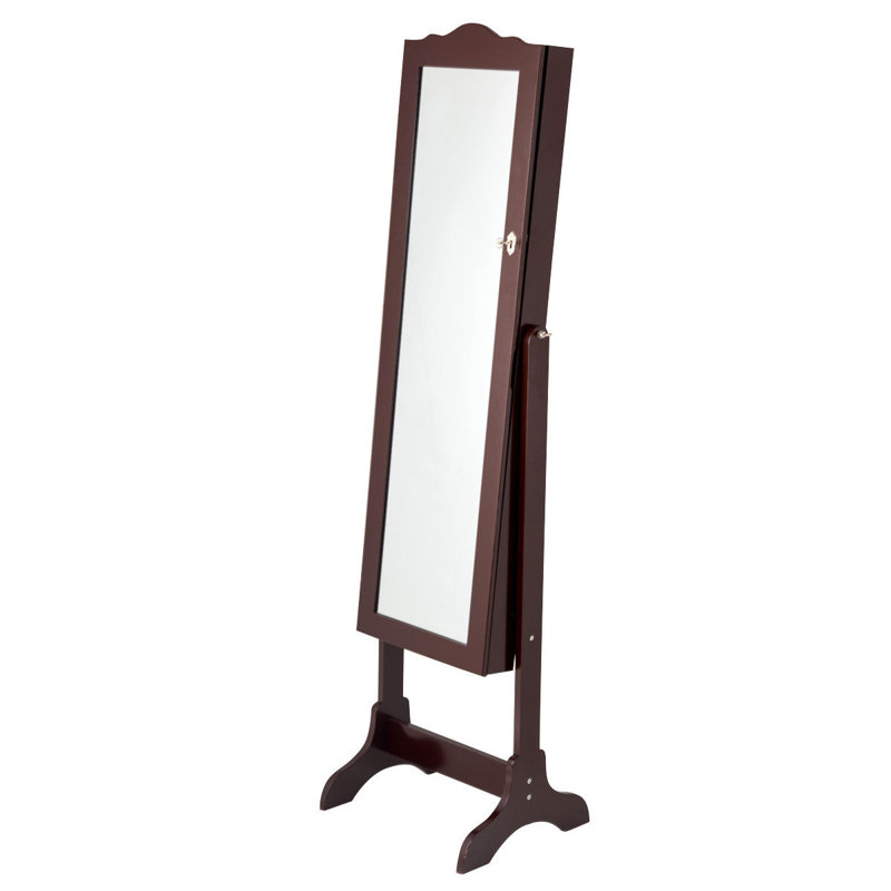 Abagail Jewellery Cabinet with Mirror Jewelry Armoire