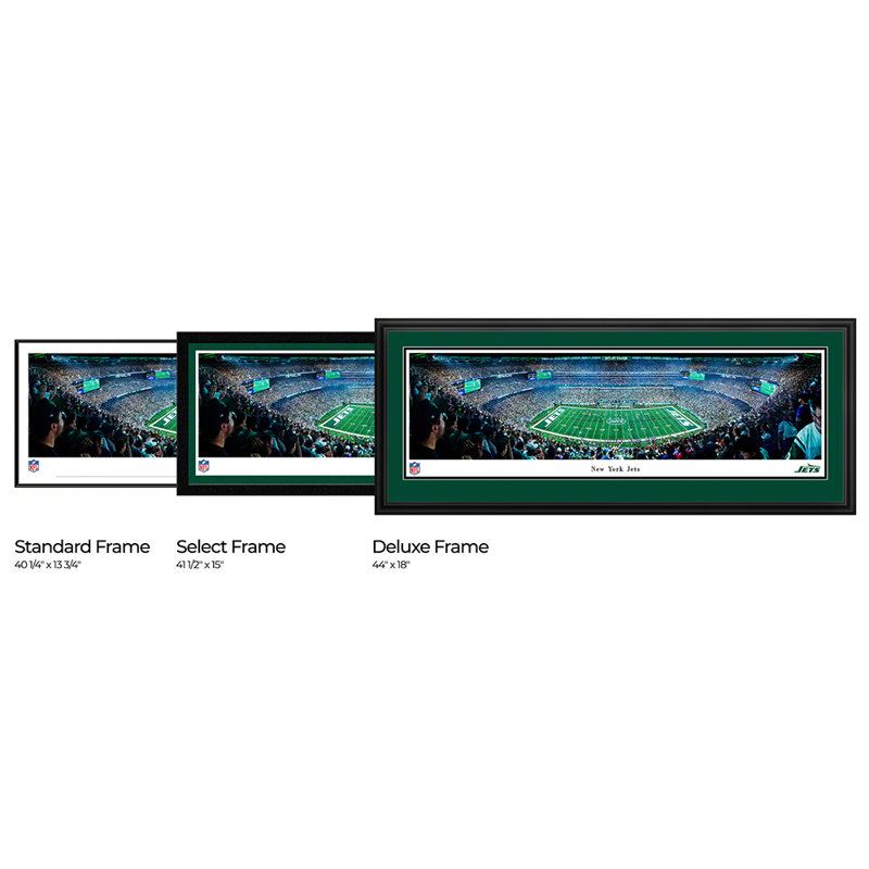 New York Jets, impression panoramique encadrée sur papier