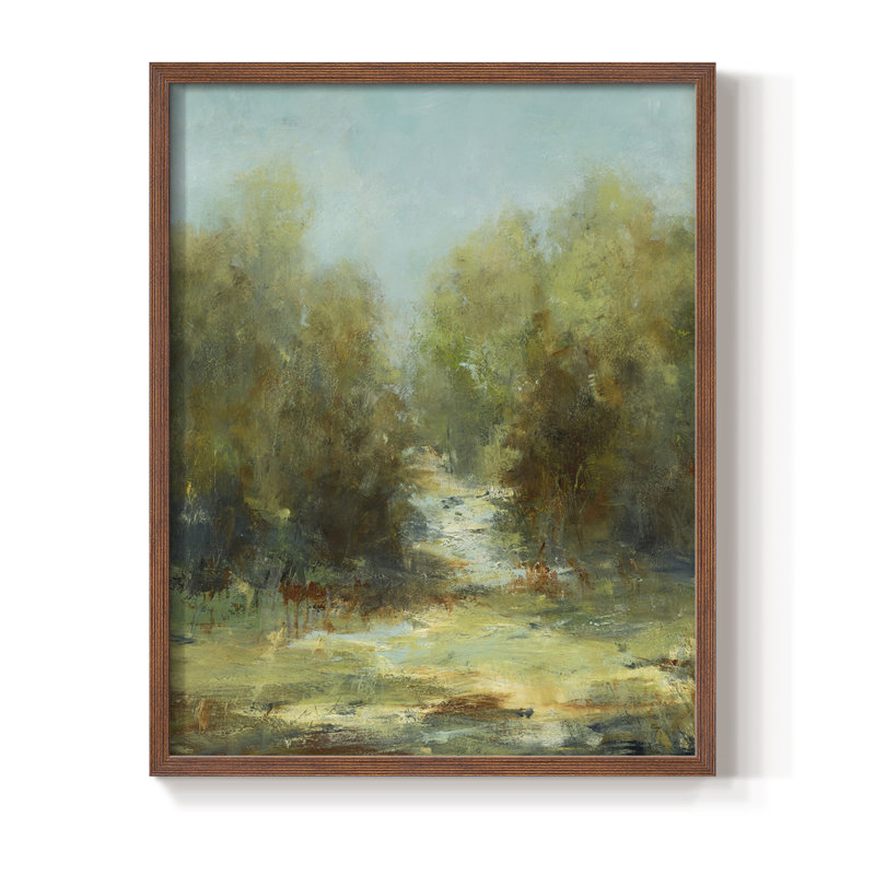 «A Walk in the Woods», reproduction encadrée - bois massif, Brun, H 10 po x l 8 po