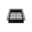 Structure de lit en métal robuste de 16 po de hauteur, noire, conception élégante pour la chambre à coucher, taille noire de 16 po de hauteur, choix