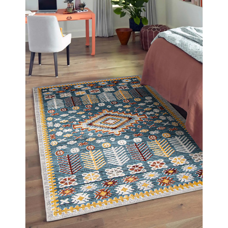 Tapis bleu, Rectangle 3 pi x 5 pi
