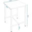 Neverson Metal Base Dining Table-587552655-587552652