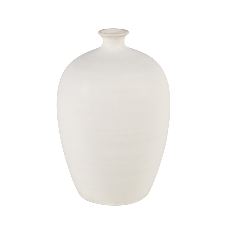 Vase Faye - Blanc moyen, Blanc