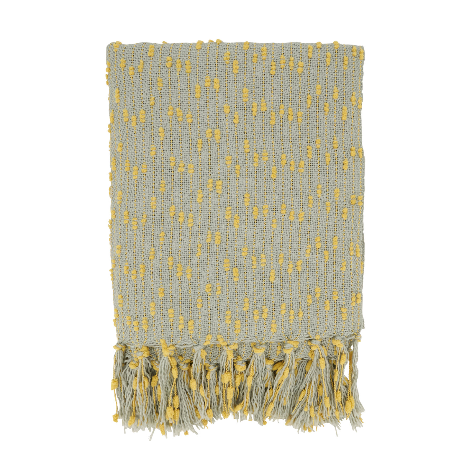 Hodgkins Handwoven Throw Blanket, Saffron