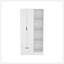 Armoire-penderie Memphis avec 4 tablettes de rangement et 1 tiroir-1937985618