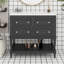 Meuble-lavabo autoportant 36 po avec 4 tiroirs et tablette ouverte 36 po-1398810761