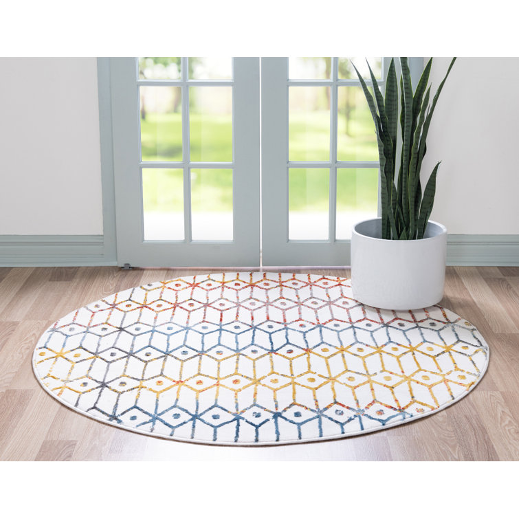 Okemah Geometric Indoor Rug
