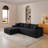 105'' Modular Sectional Sofa, Cloud Sectional Couch With Deep Seat, Modern Modular L-Shape Sofa Couch With Chaise,Upholstered Couches For Living Room Bedroom-399851190