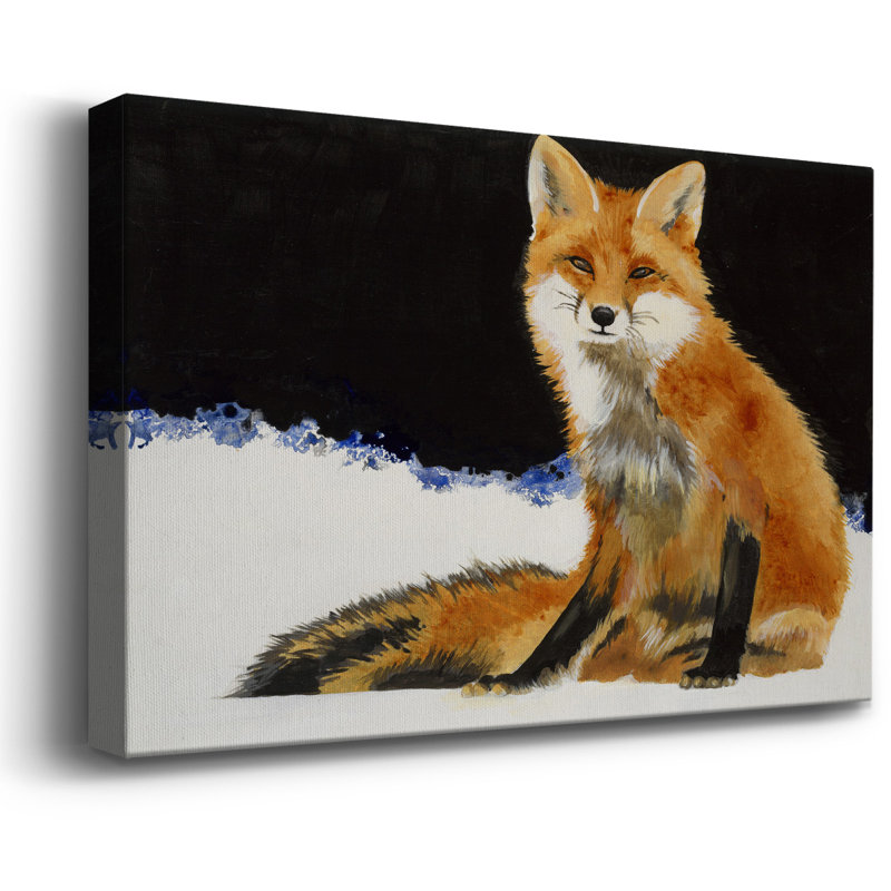 Toile tendue avec châssis Fox Premium Gallery, H 8 po x l 12 po