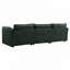 Canapé modulaire surdimensionné en chenille de 112 po avec repose-pieds mobile Chenille-370004399