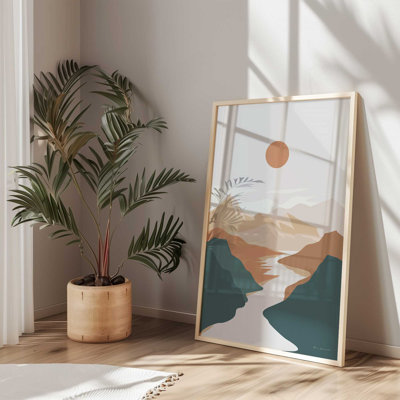 Impression roulée Minimalist Mountain Escape v1