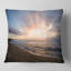 Coussin lombaire seascape lever le soleil sur les eaux de l’océan indien-123398454