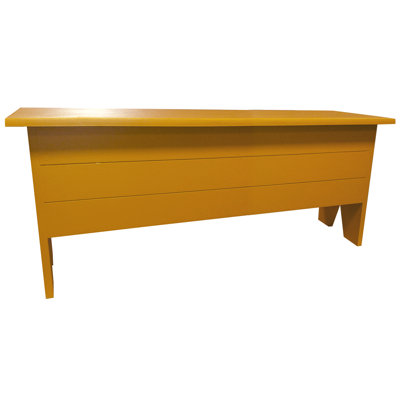 Banc de rangement en bois massif Kalki