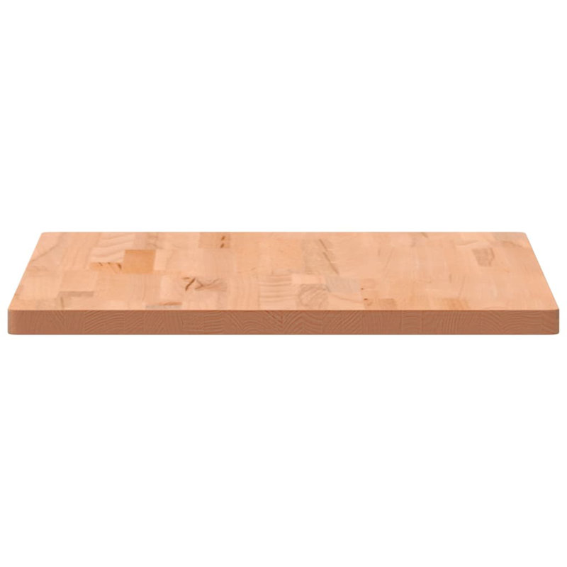 Adeeva Desk Top Solid Wood Beech, 2.5cm H x 80cm W x 55cm D