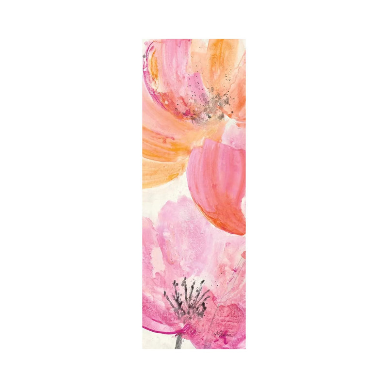 Joyous Panel I 1 Piece Wrapped Canvas Panoramic Painting, 121.92cm H x 40.64cm W x 1.91cm D