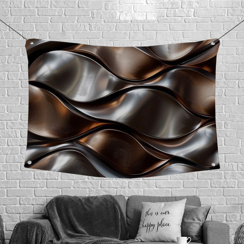 Tapisserie en microfibre, H 68 po x l 80 po