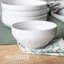 over&back Coupe 16-Piece Glossy White Hand-Finished Porcelain Dinnerware Set