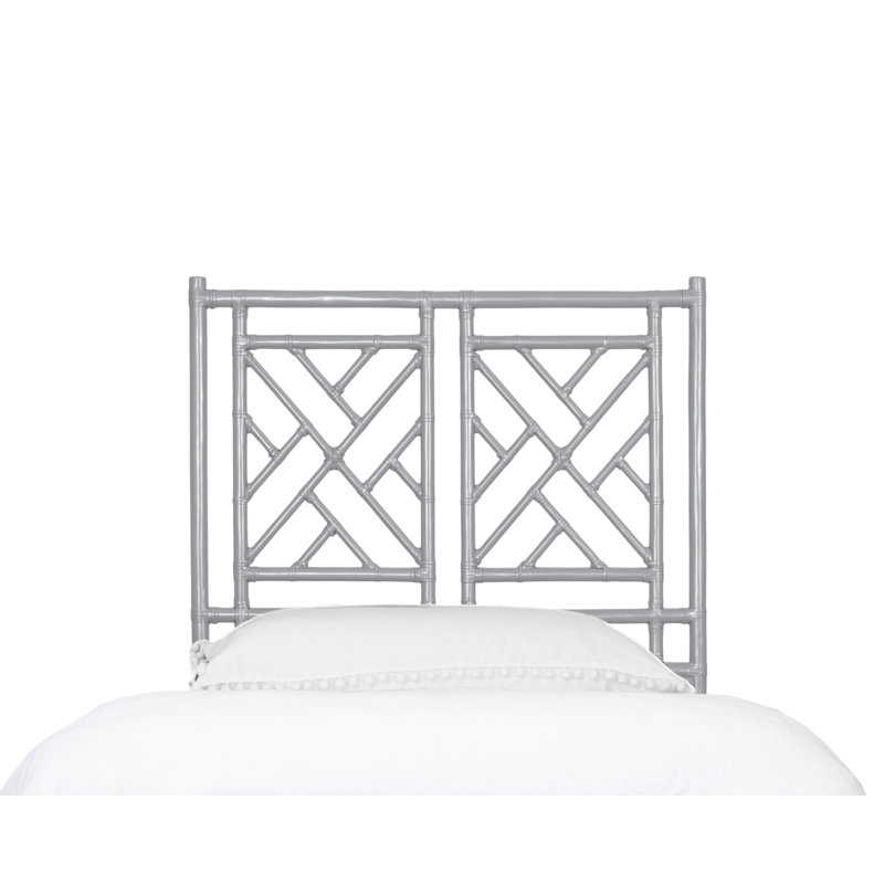 Chippendale Standard Bed, Light Gray, Twin Extra Long