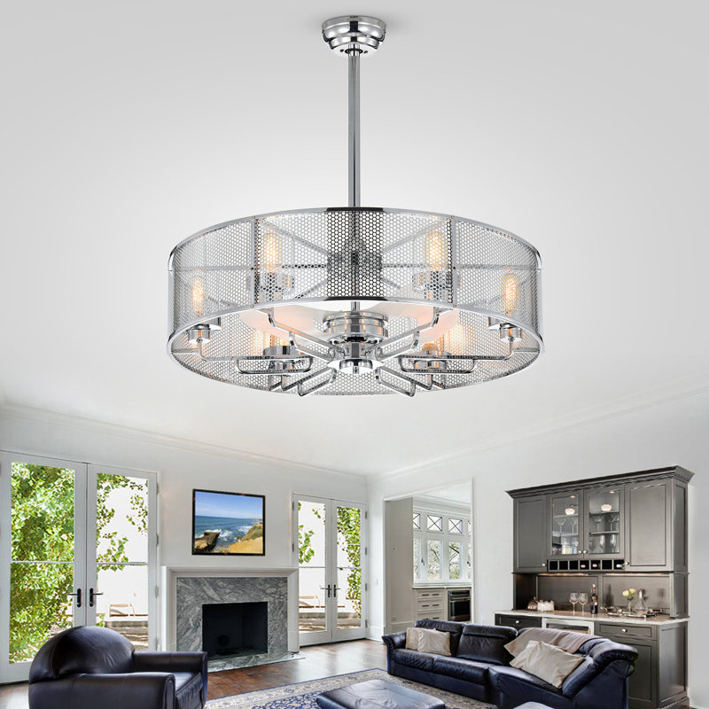 Givry 28.5'' Ceiling Fan with Light Kit