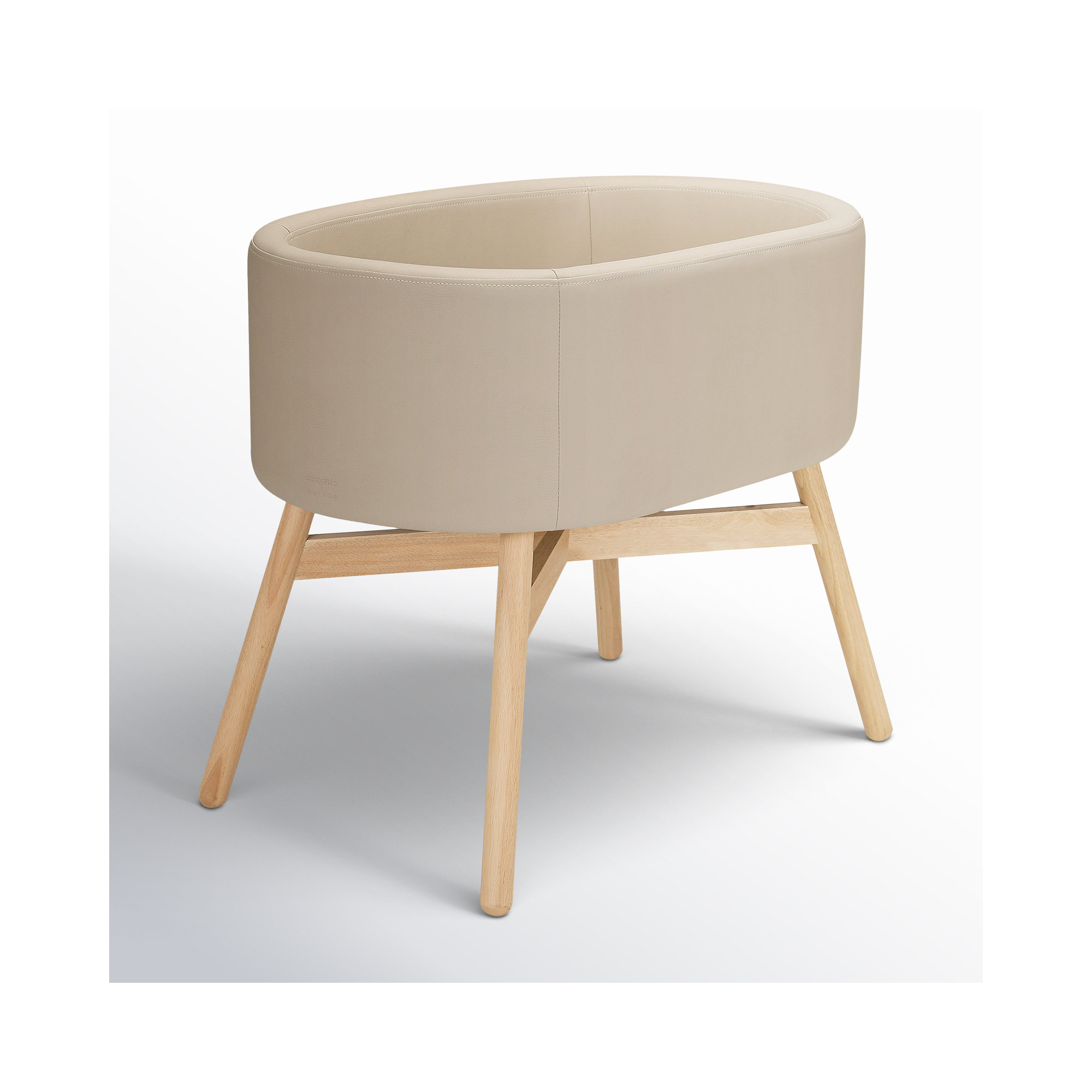 babyletto x GATHRE Capsule Bassinet, Beige